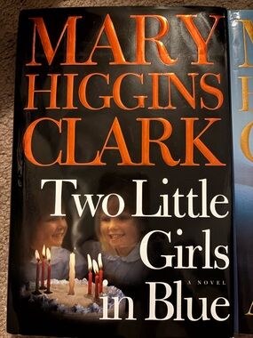 2 Mary Higgins Clark Hardcover Book